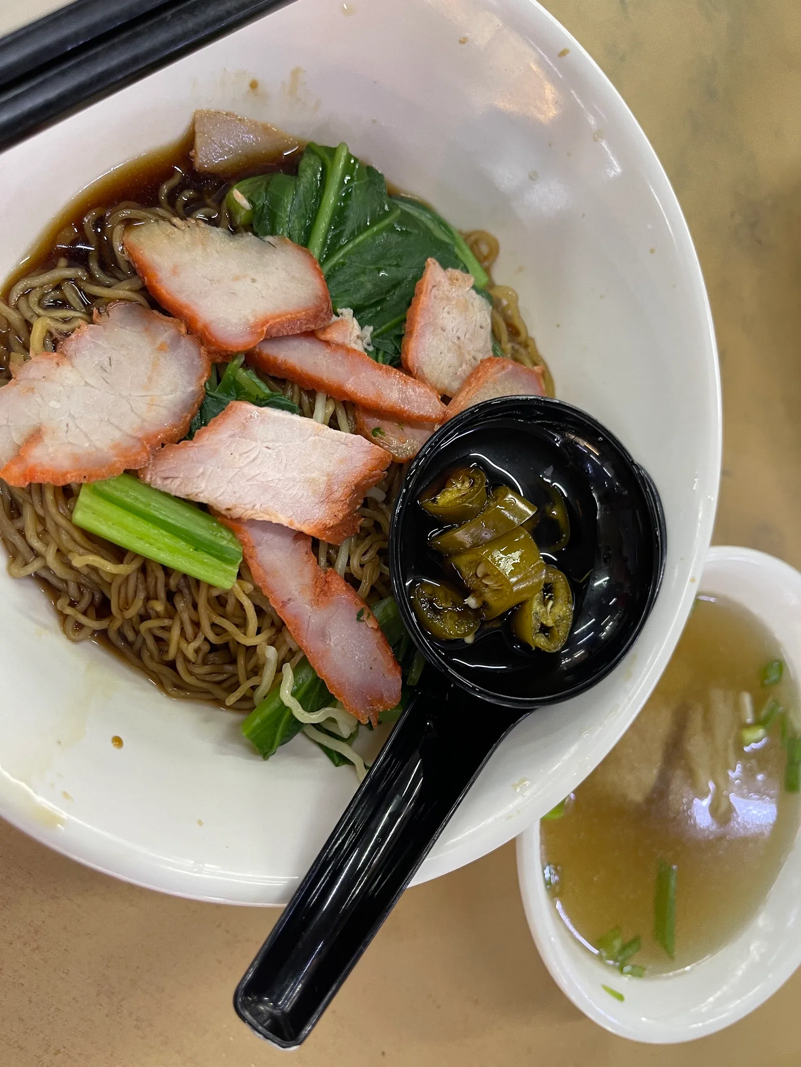 Lou Wong Wanton Mee — dish