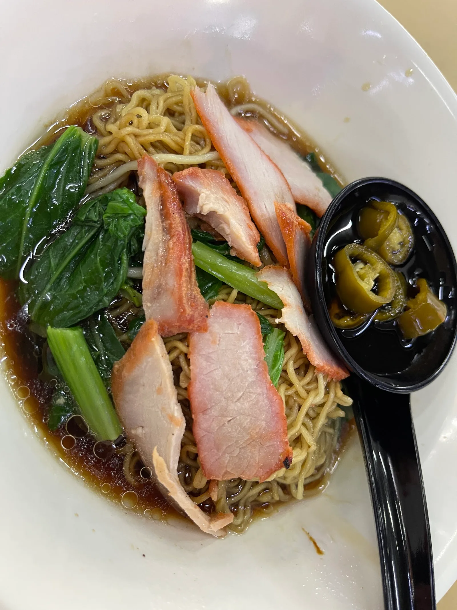 Lou Wong Wanton Mee — dish