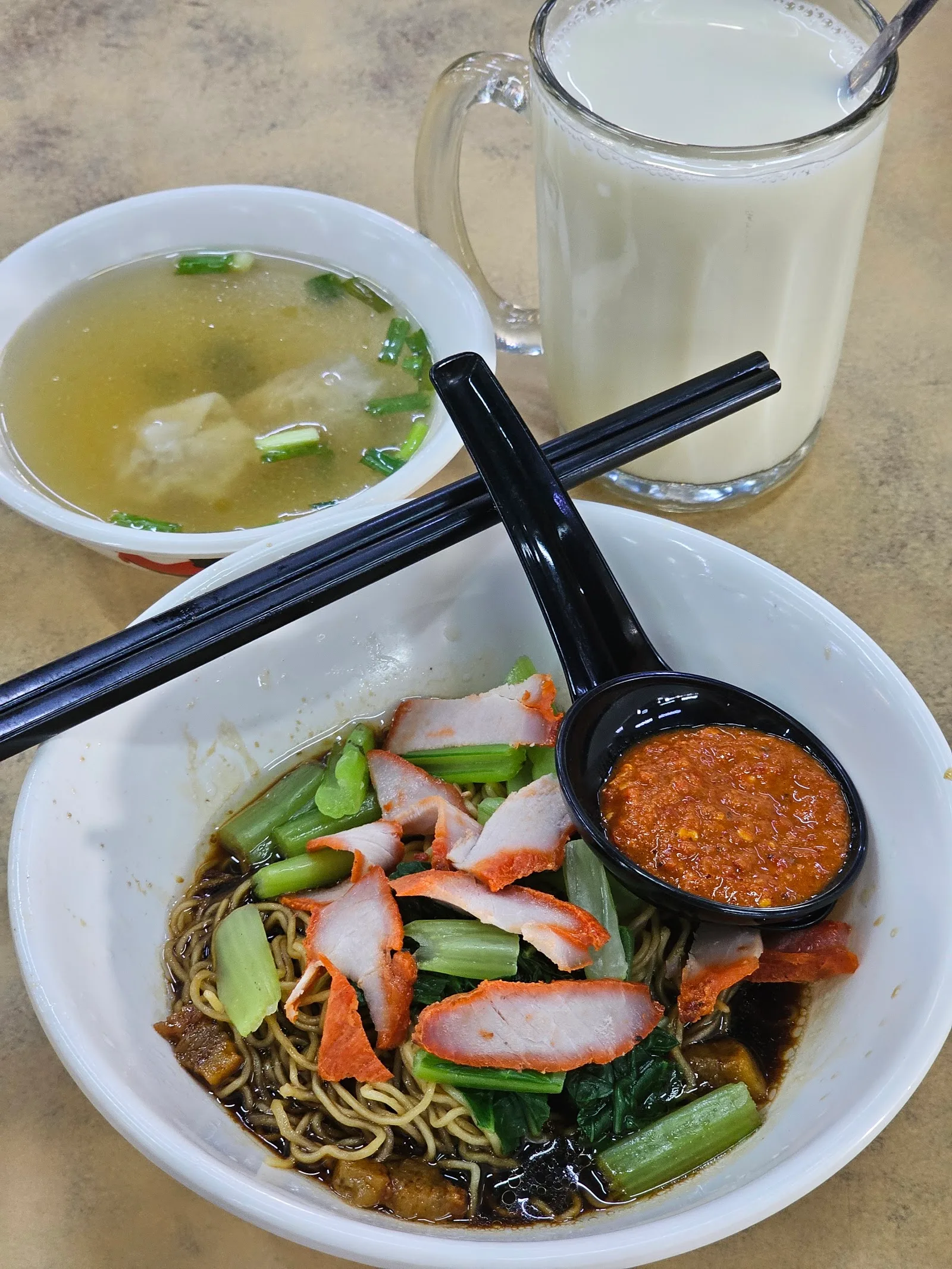 Lou Wong Wanton Mee — dish