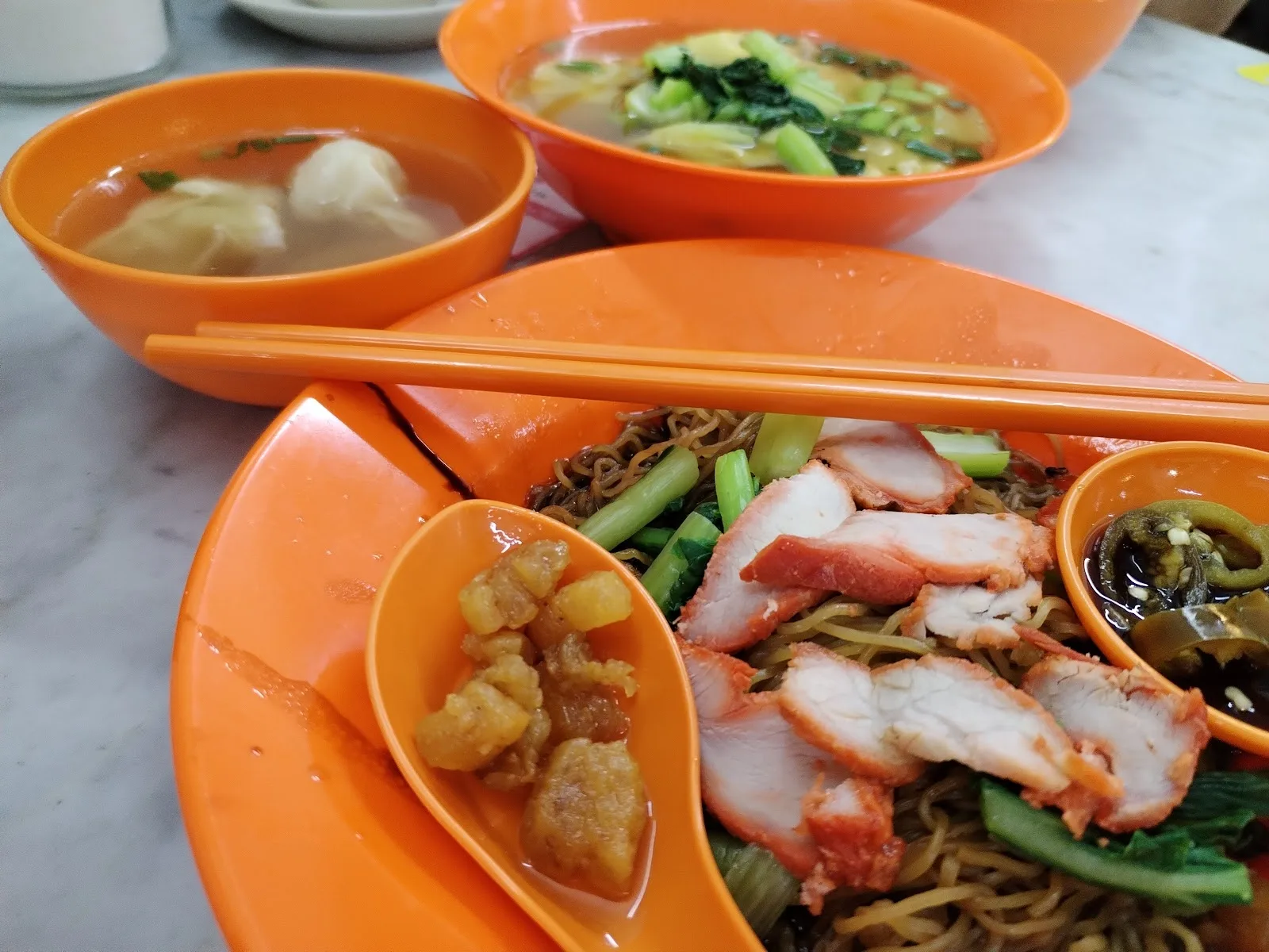 Lou Wong Wanton Mee — dish