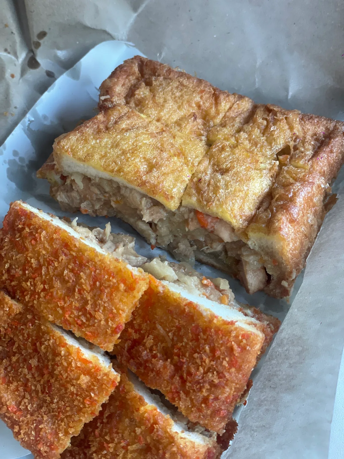 Roti babi, classic and crispy