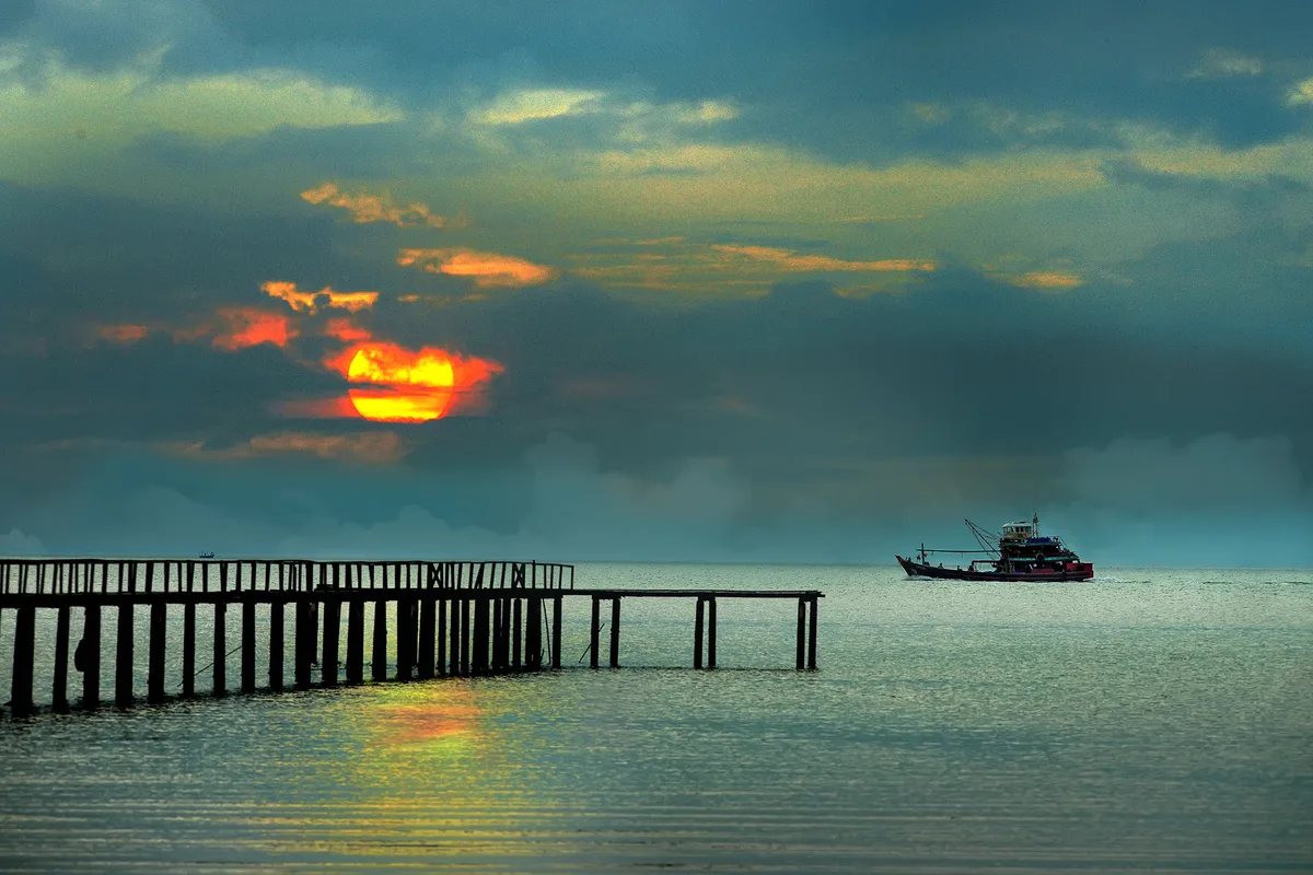 Sunset at Teluk Tempoyak