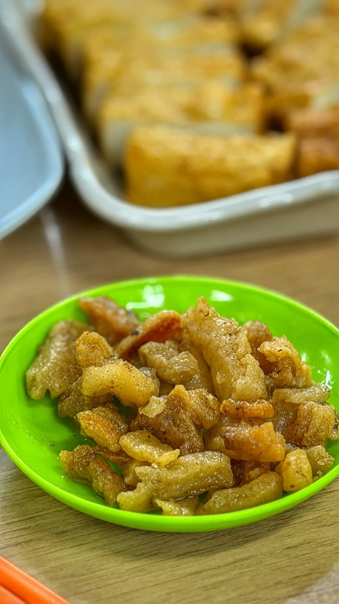Fried pork lard