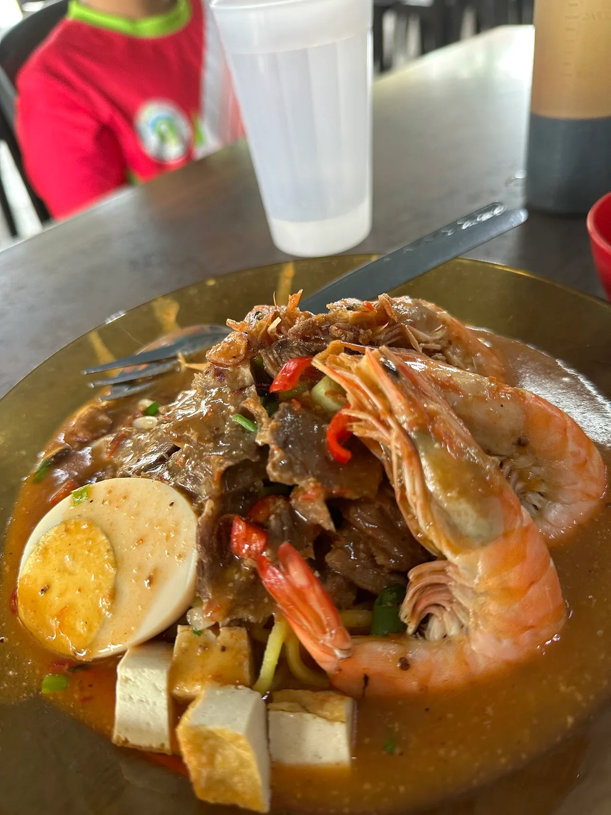 Mee rebus udang