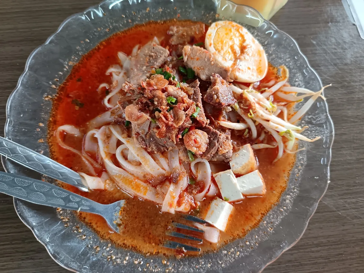 Kuey teow rebus
