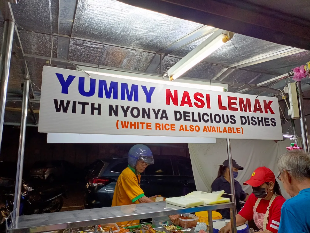 Mount Erskine Market Oyster Mee Sua — signage