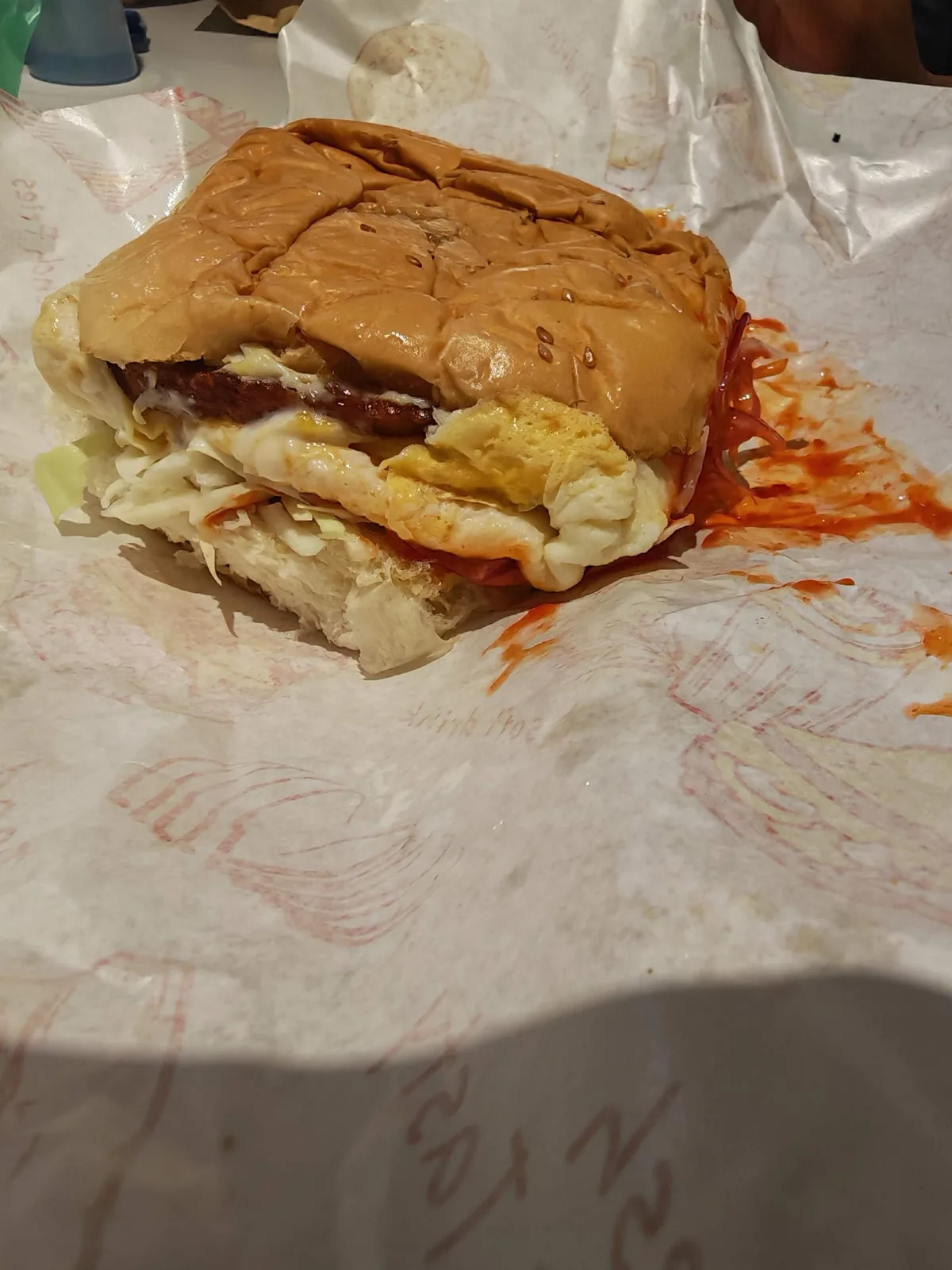 Mr Bombastic Burger — signature dish
