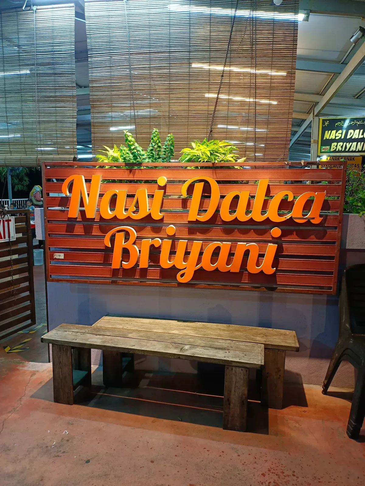 Nasi Dalca & Briyani Khalis — signage