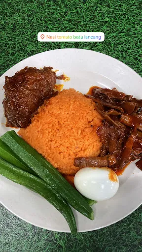 Nasi Tomato Batu Lanchang — dish