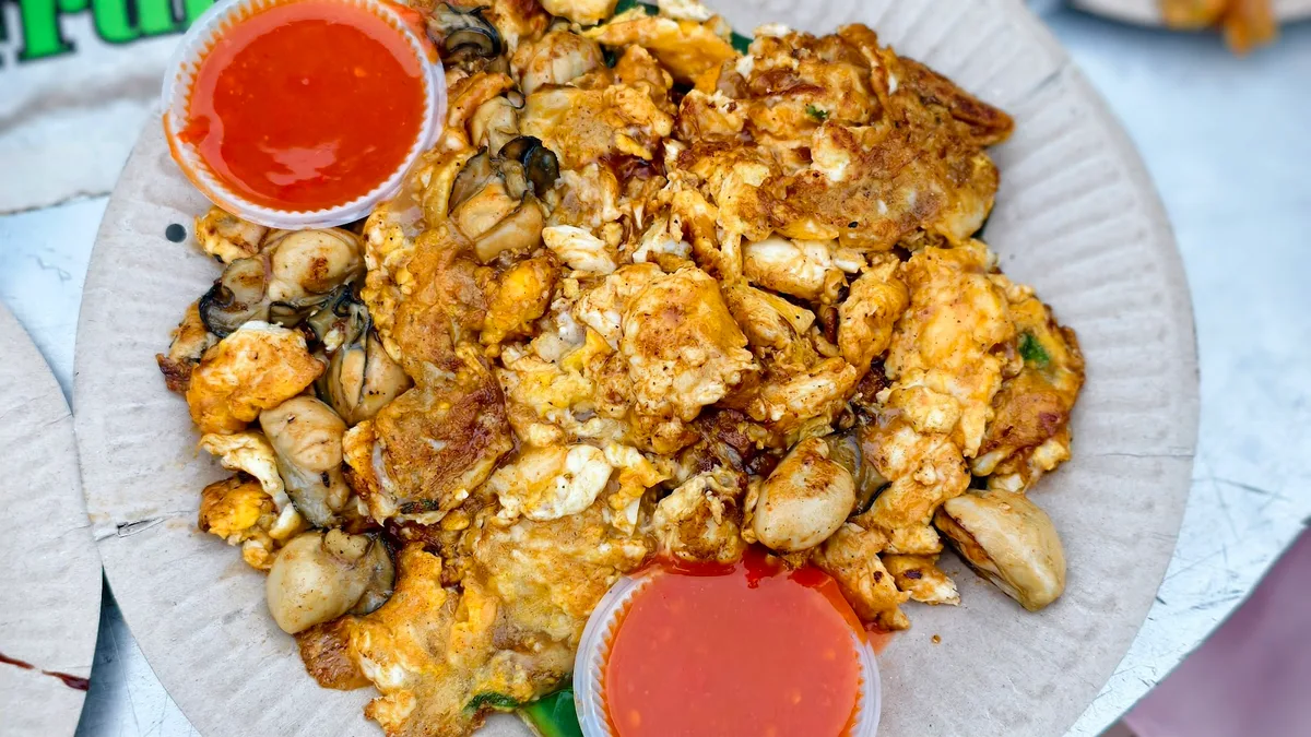 New Lane Hawker Centre Fried Oyster — dish