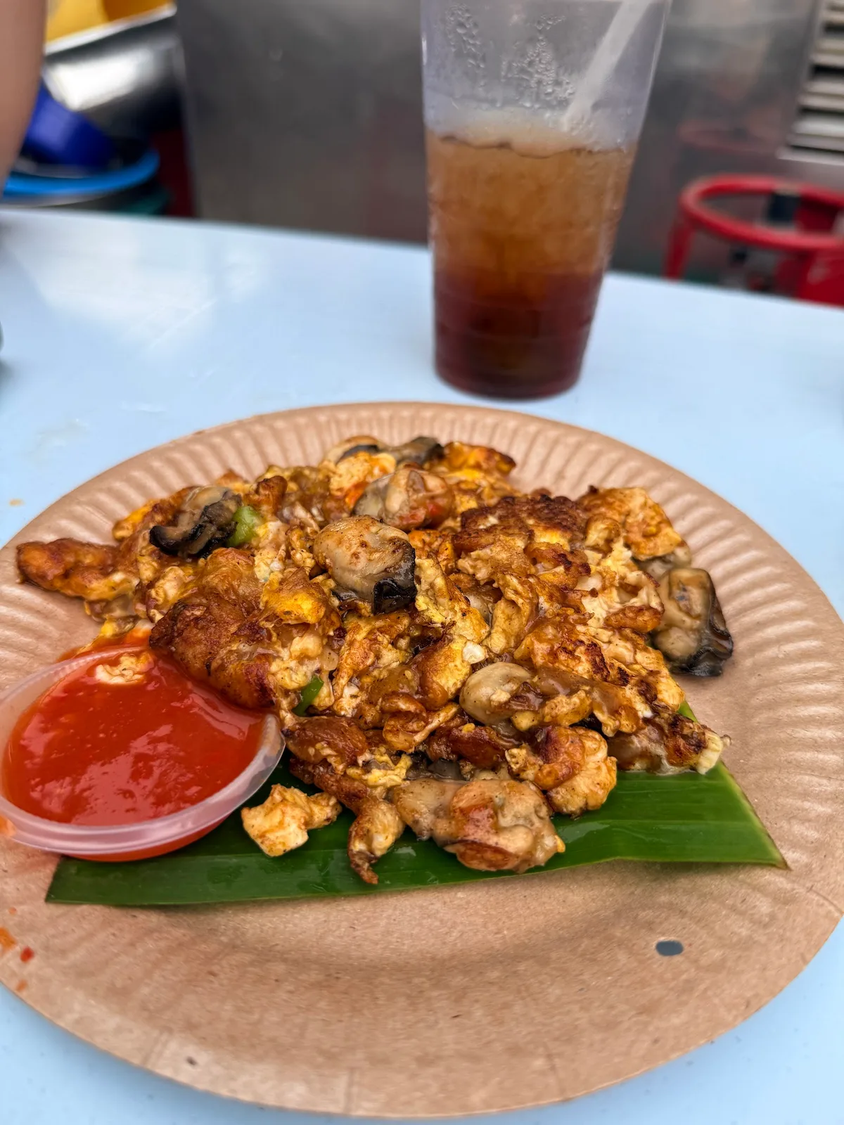 New Lane Hawker Centre Fried Oyster — dish