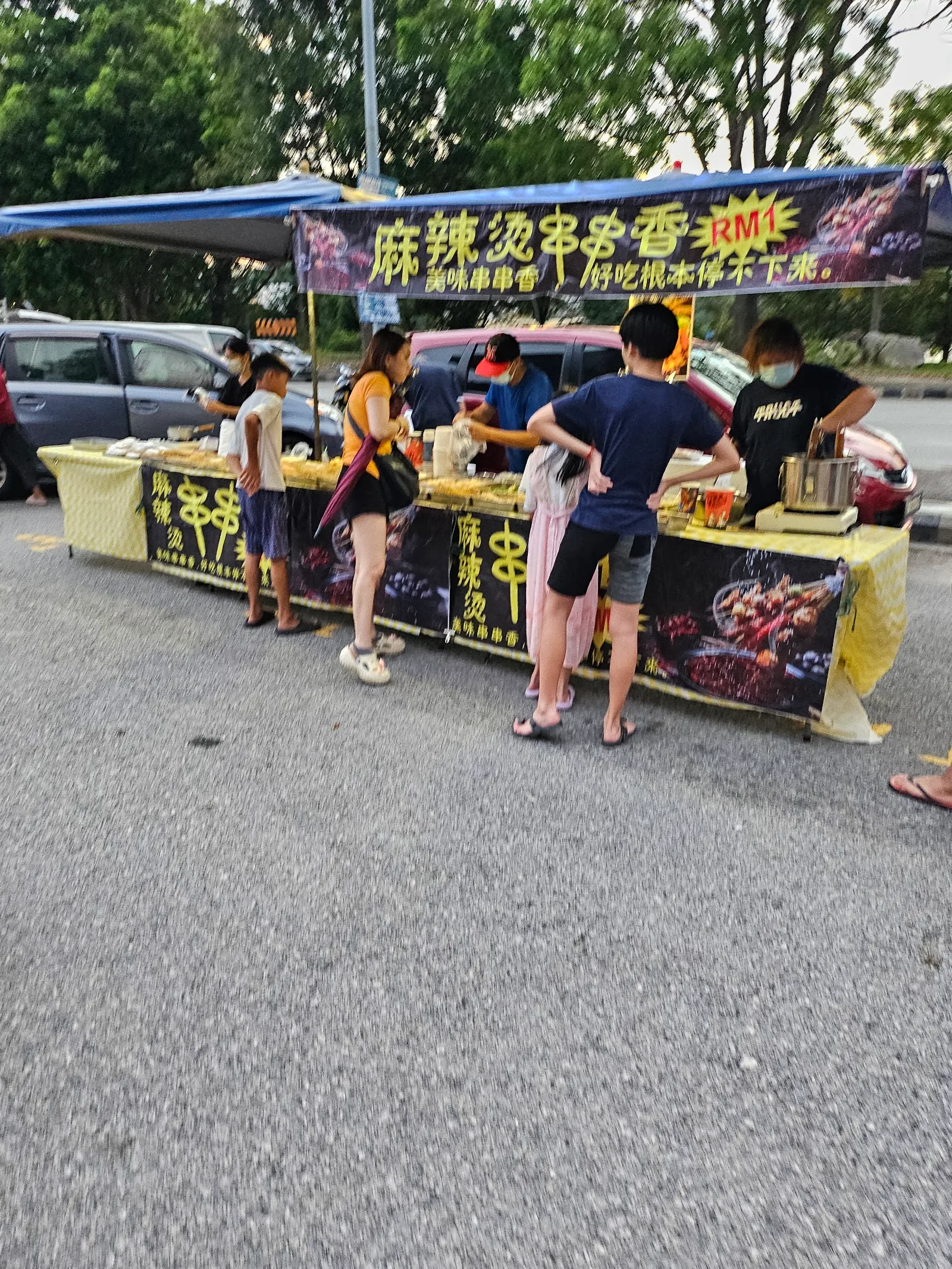 Night Market Waterfront City — interior