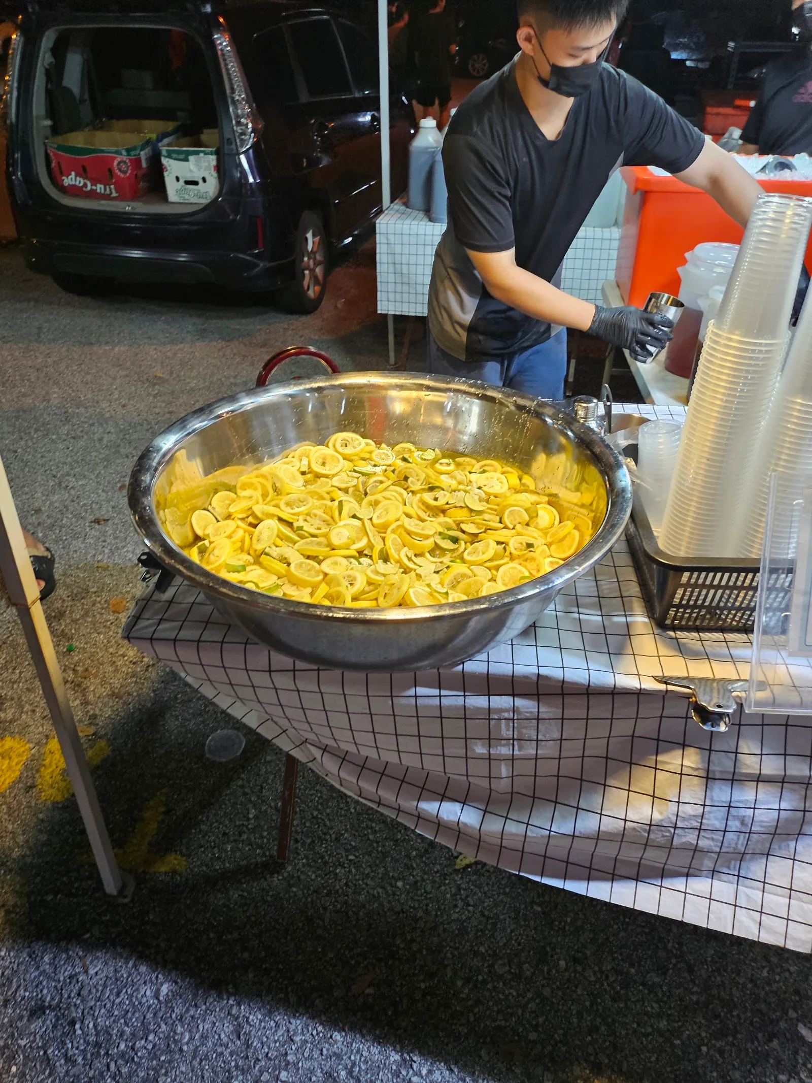 Night Market Waterfront City — dish