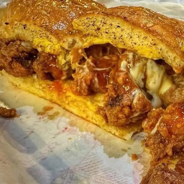 Roti john in the branded wrapper