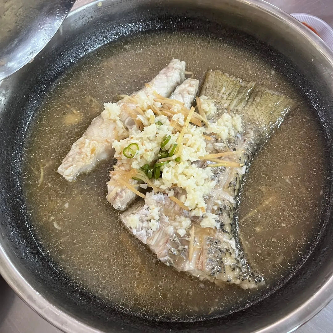 Steamed fish