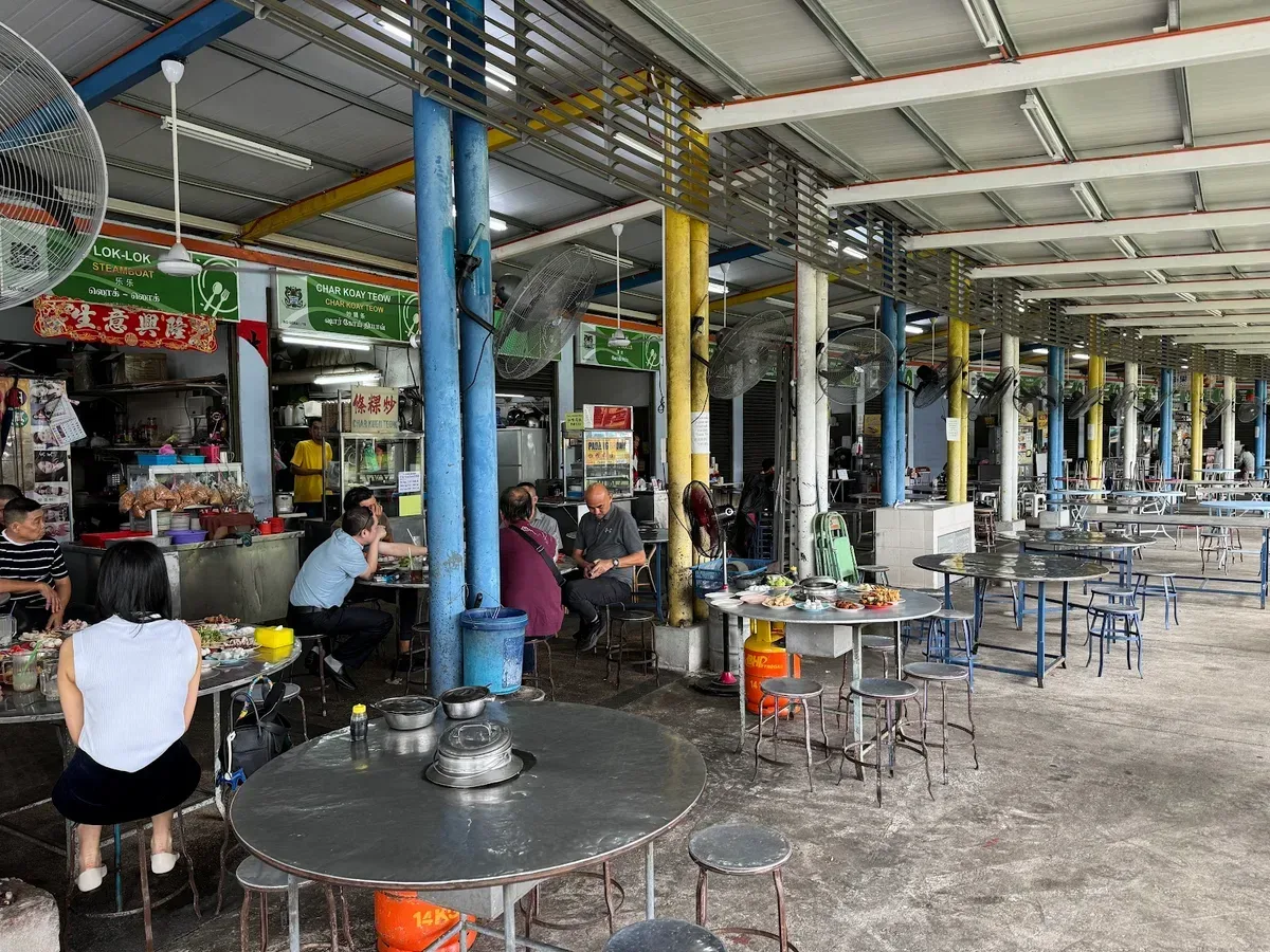 Char Kuey Teow • Padang Brown Food Court — interior