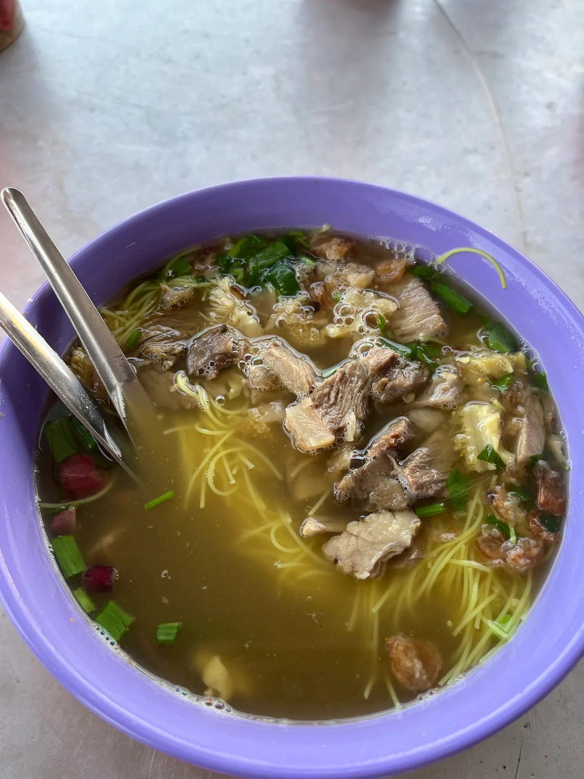 Pak Mat Bihun Sup Lahar Kepar — signature dish