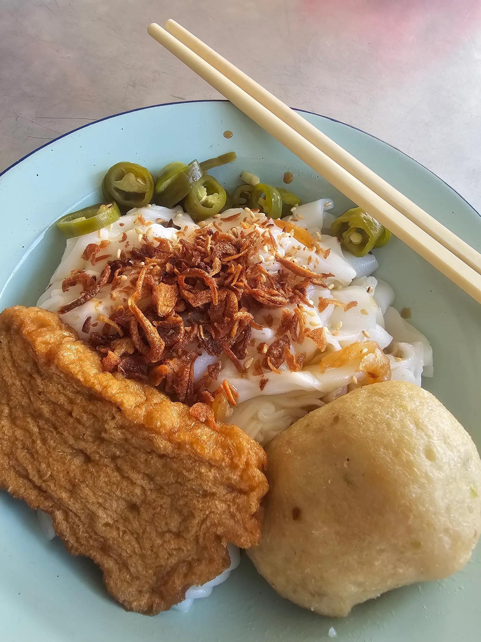Pasir Pinji Chee Cheong Fun — dish