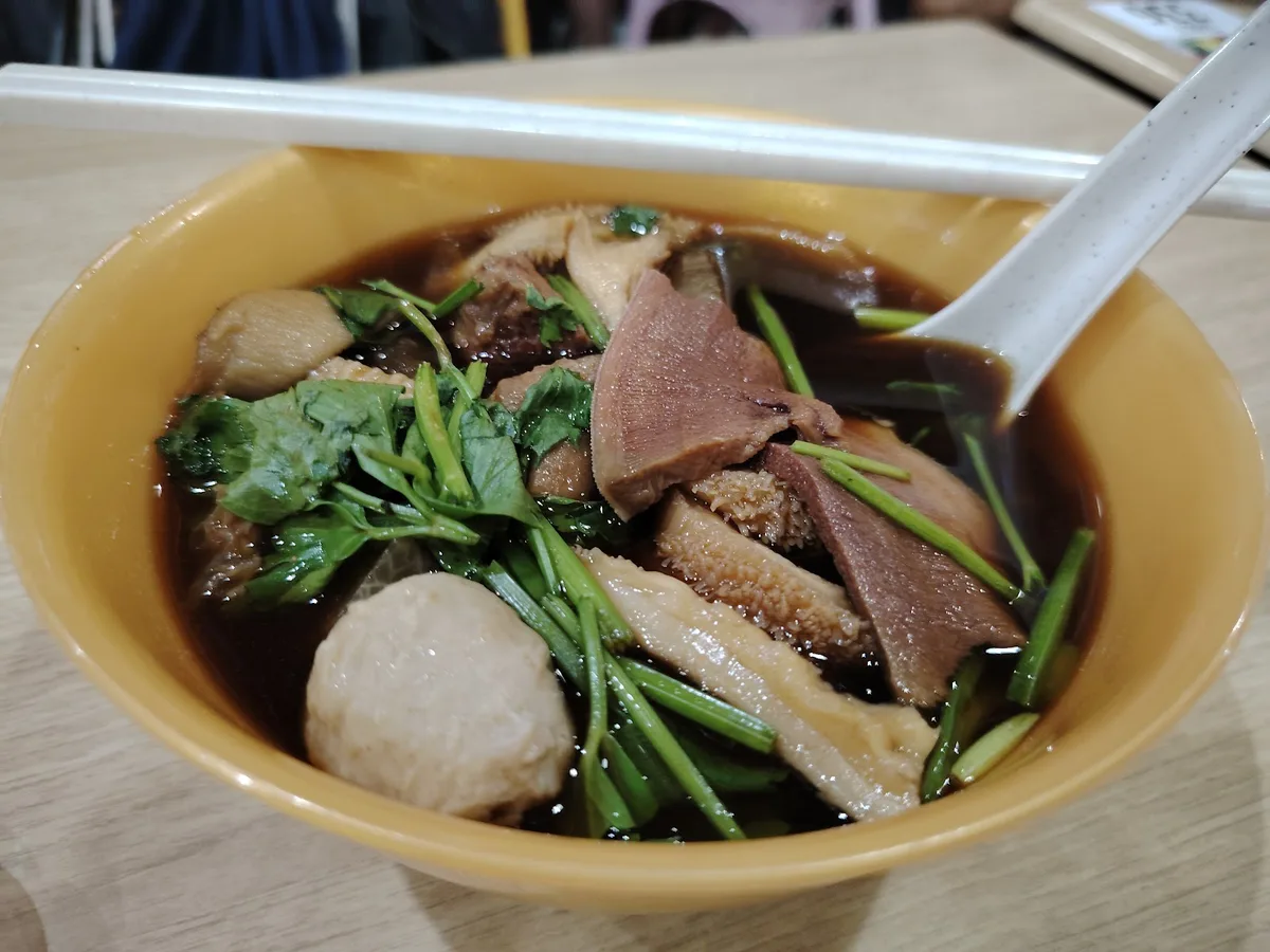 Penang 88 beef noodles — signature dish