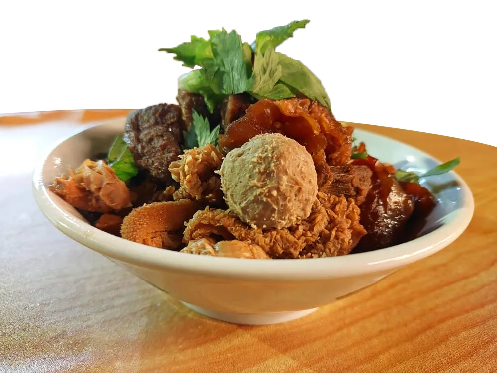 Penang 88 beef noodles — signature dish