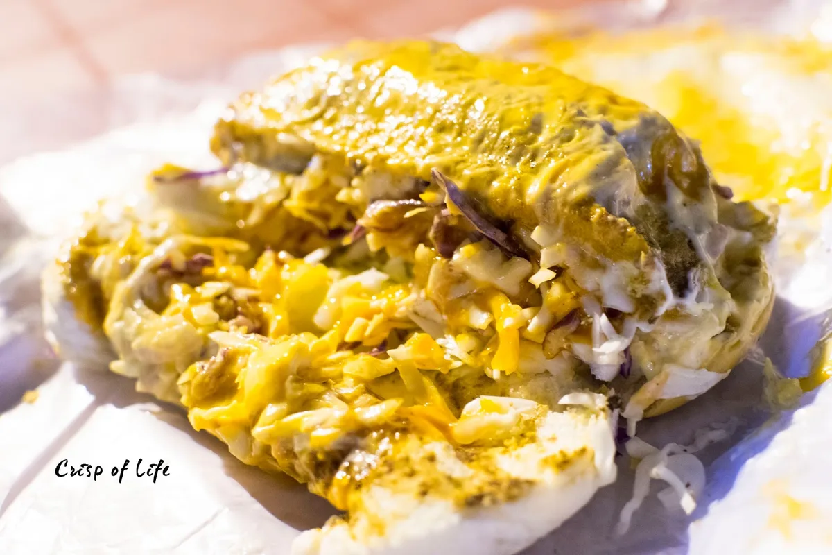 Burger with egg and cheese