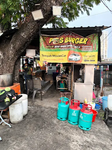 Pos Burger Jelutong — exterior