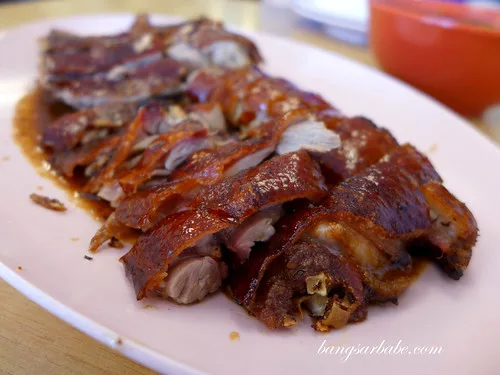 Pei pa roast duck close-up