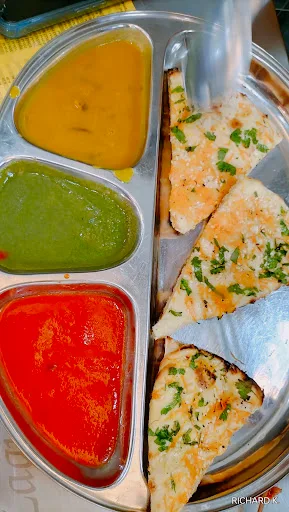 Nasi campur with green chilli
