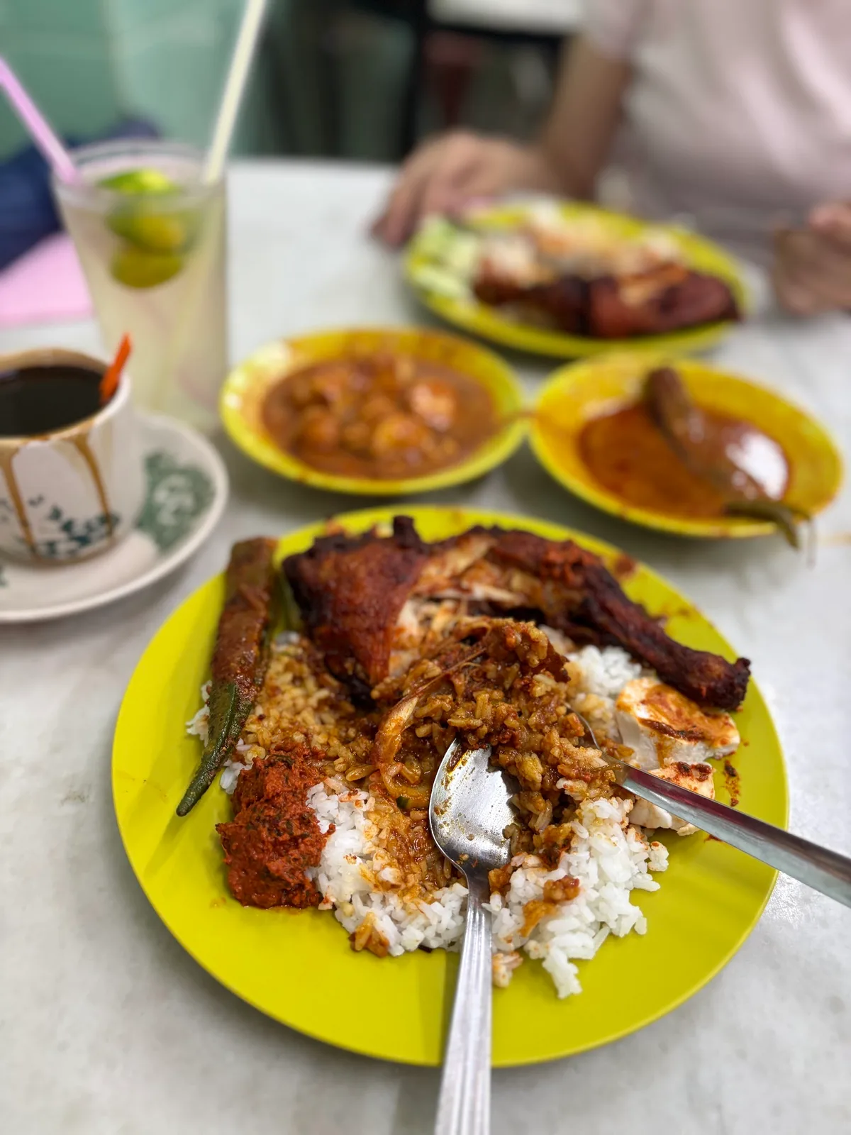 Restoran Nasi Kandar Ayam Merah (Nasi Ganja) @ Kedai Kopi Yong Suan — signature dish
