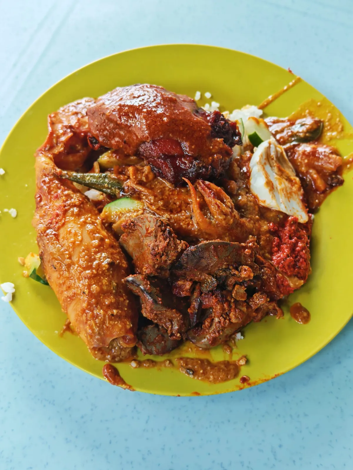Restoran Nasi Kandar Ayam Merah (Nasi Ganja) @ Kedai Kopi Yong Suan — signature dish