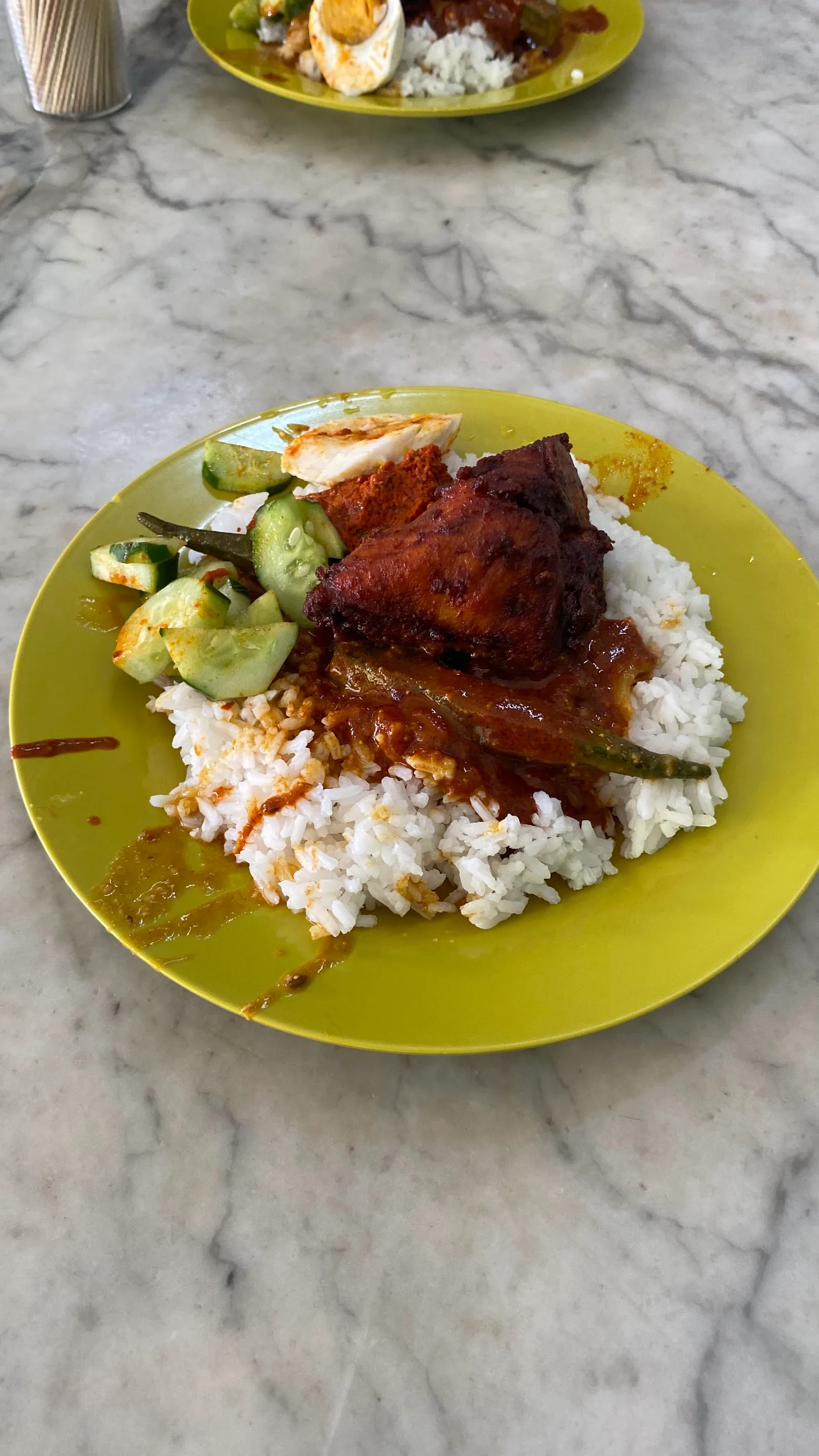 Restoran Nasi Kandar Ayam Merah (Nasi Ganja) @ Kedai Kopi Yong Suan — dish