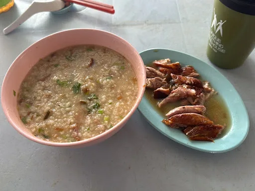 Roasted Duck Porridge — signature dish