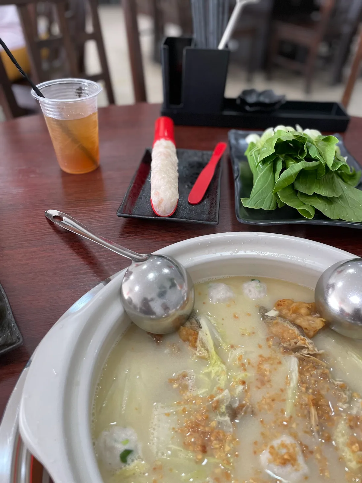Sawara Restaurant Steamboat & Claypot Fish Head — signature dish