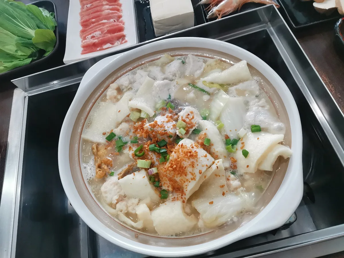 Sawara Restaurant Steamboat & Claypot Fish Head — signature dish