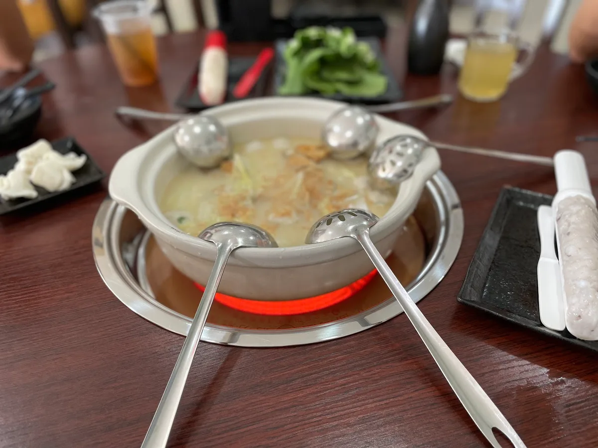 Sawara Restaurant Steamboat & Claypot Fish Head — signature dish