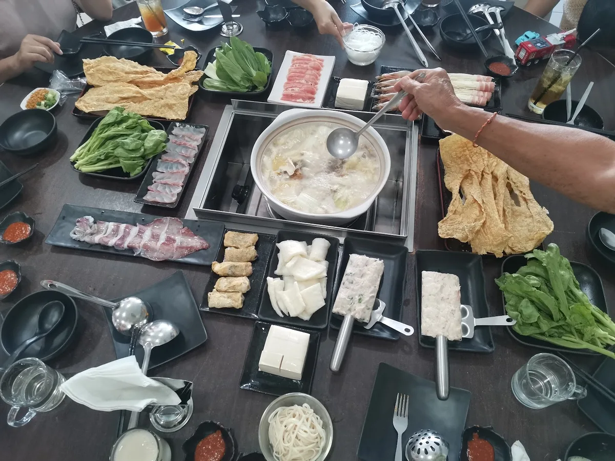 Sawara Restaurant Steamboat & Claypot Fish Head — signature dish