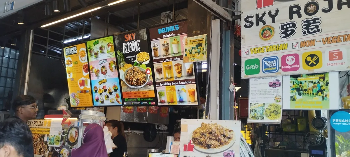 Sky Rojak — signage