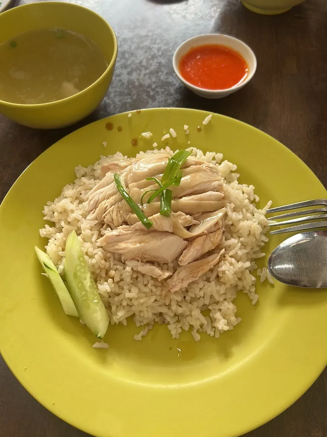 Sri Bahari Hainan Chicken Rice — signature dish