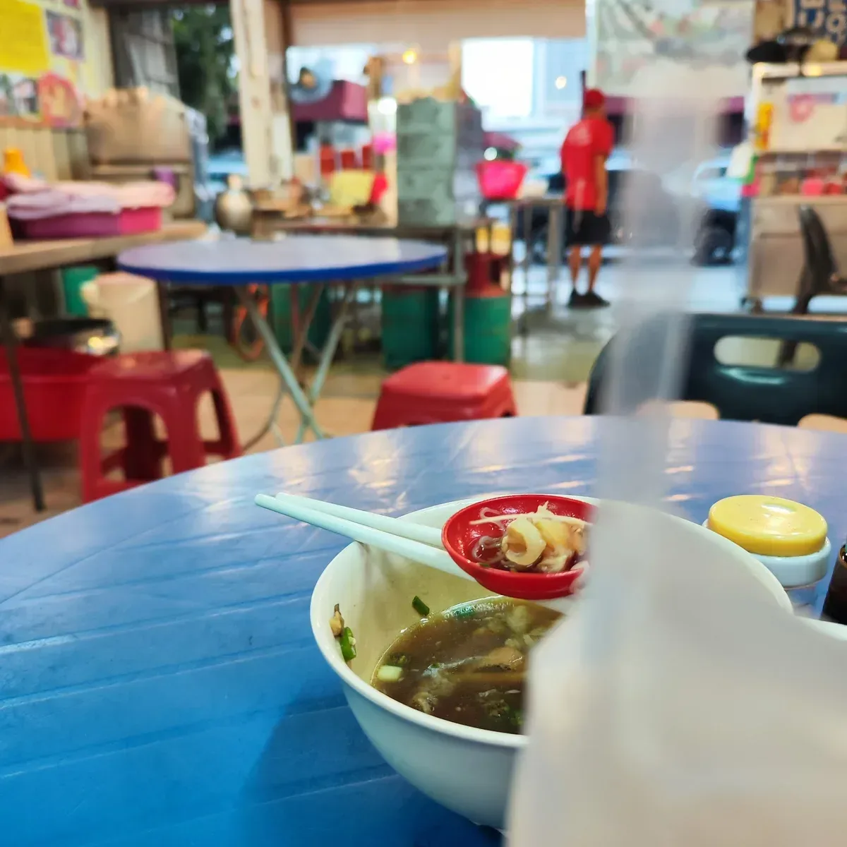 Sungai Pinang Duck Noodles @ Wawasan Cafe — signature dish