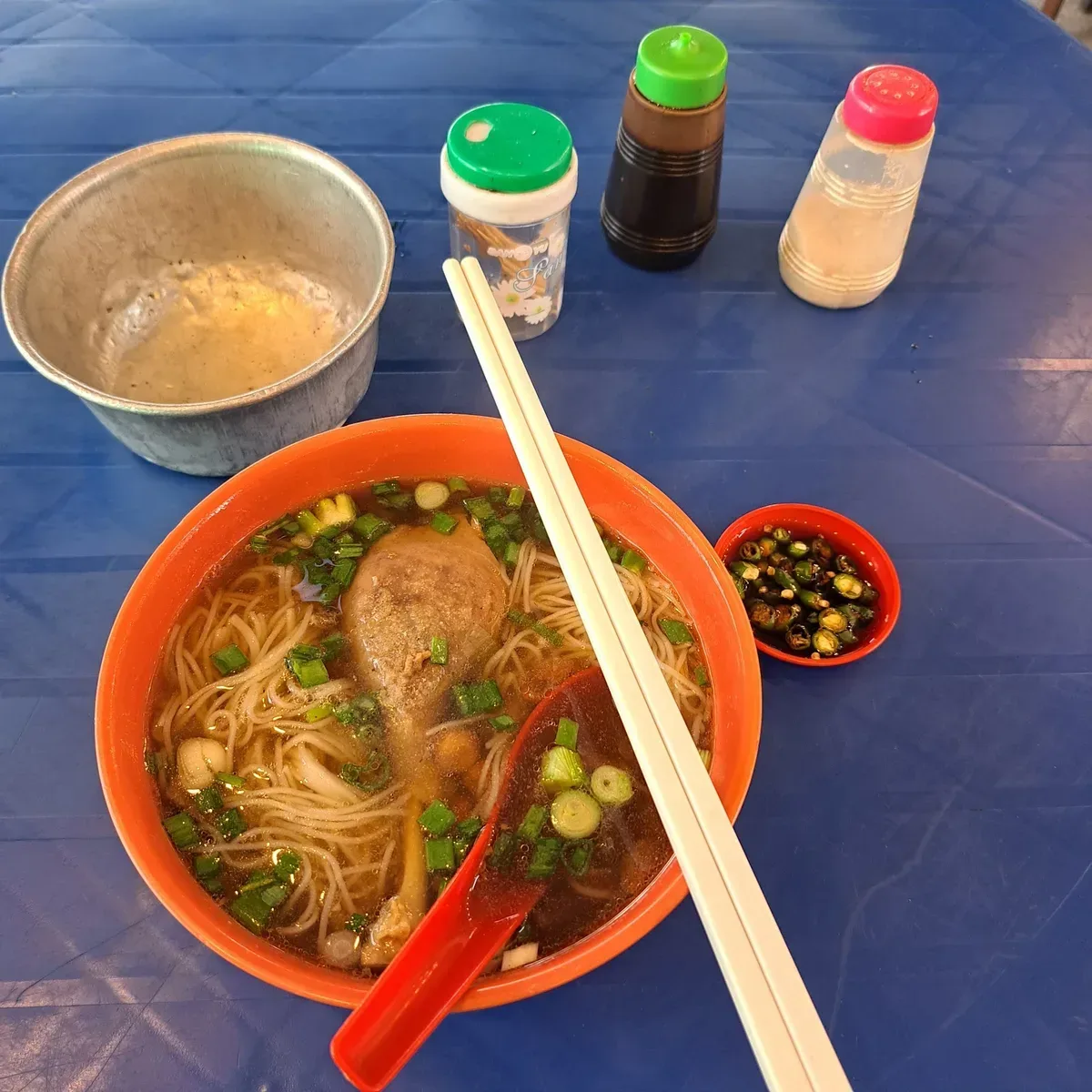 Sungai Pinang Duck Noodles @ Wawasan Cafe — signature dish