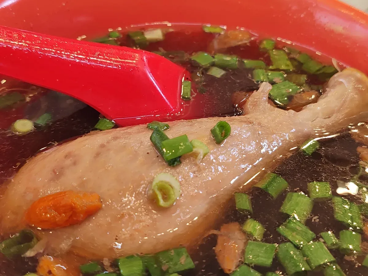 Sungai Pinang Duck Noodles @ Wawasan Cafe — signature dish