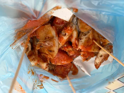 Tan Jetty Prawn Fritters & Loh Bak — signature dish