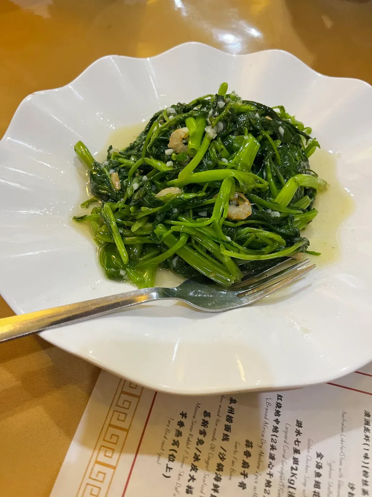 Tangshan Cuisine Georgetown — signature dish