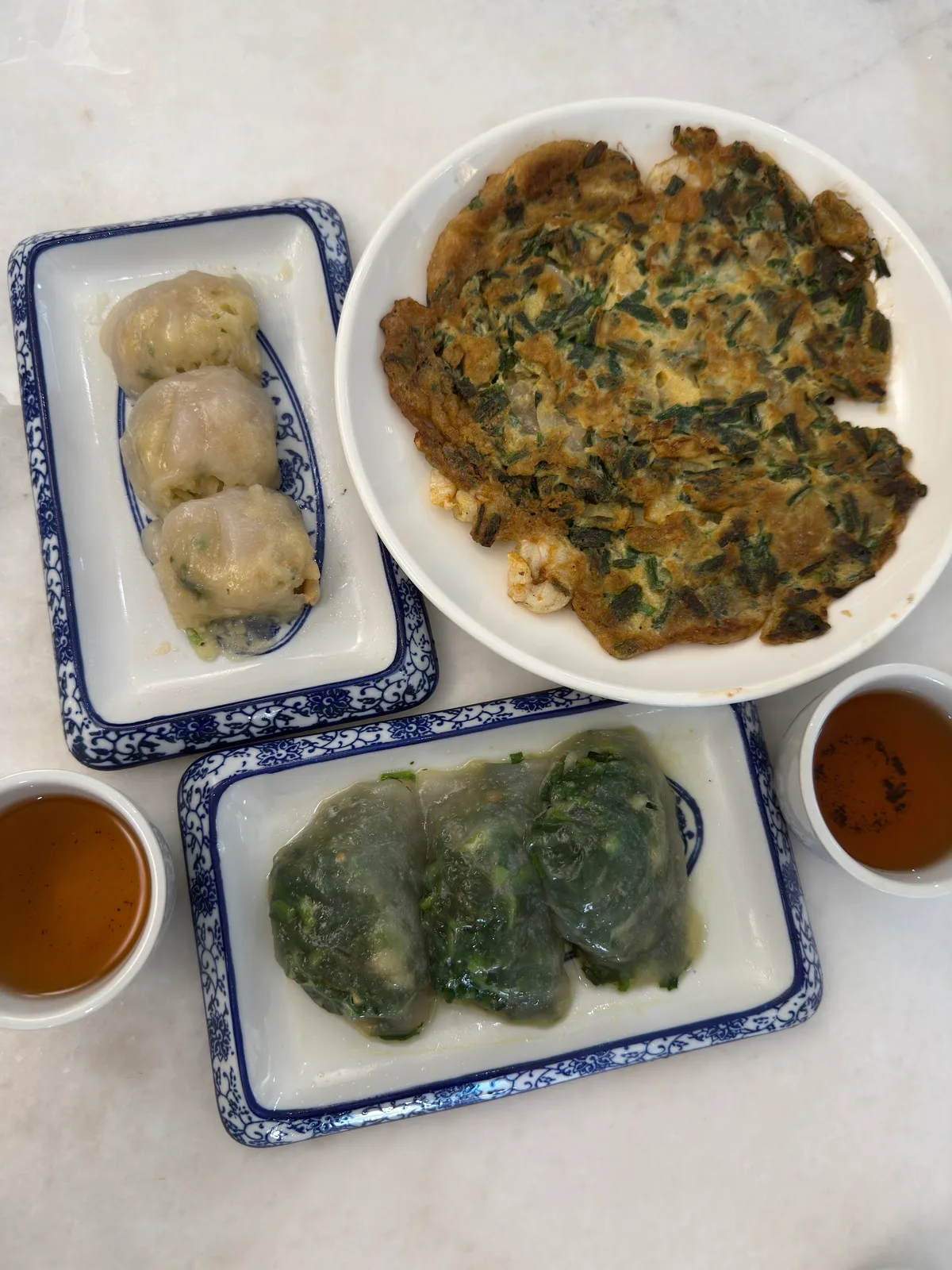 Chai kuih with chive omelette