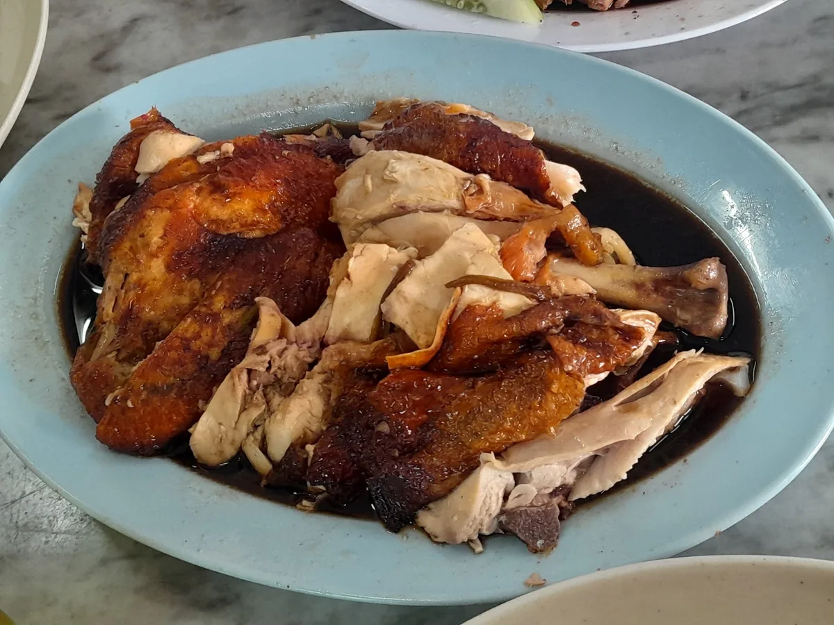 Soy sauce chicken platter