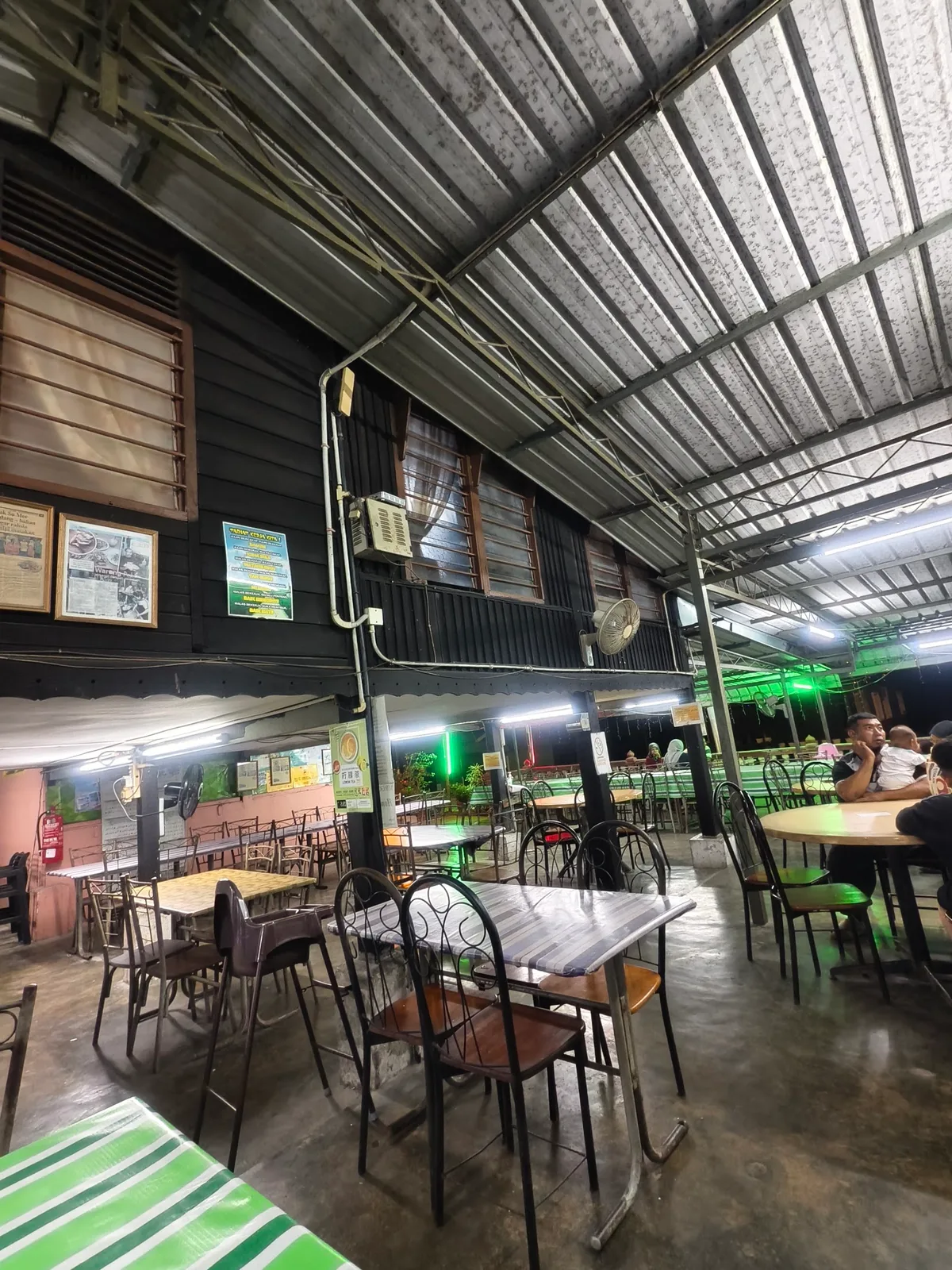 Open-air seating
