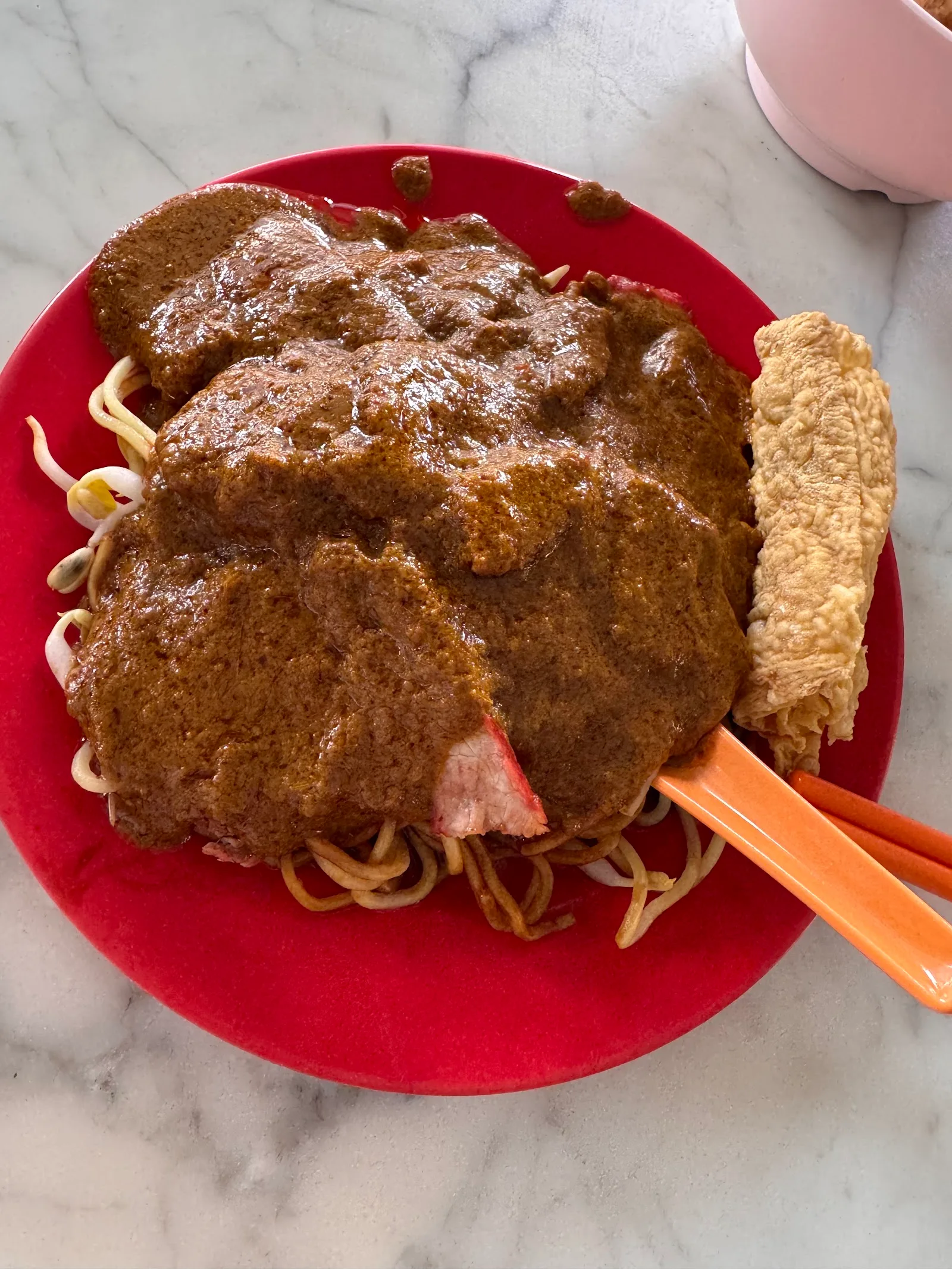 Yee Fatt Curry Mee — dish