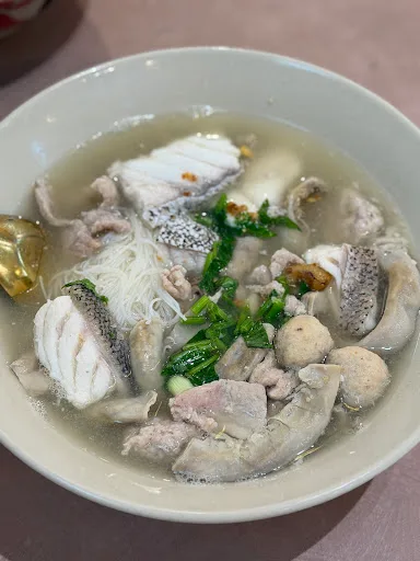 Fish slice soup