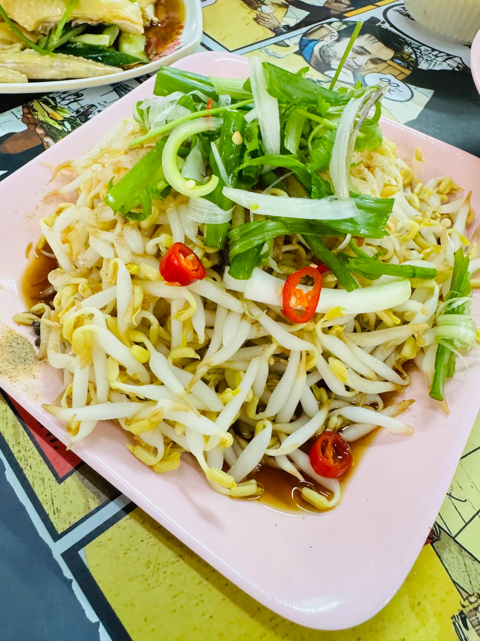 Yoon Kee Bean Sprout Chicken — dish
