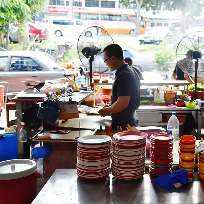 Ah Chui Seafood ayer itam — interior